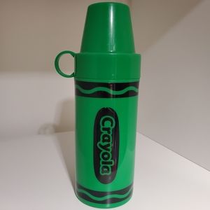 Crayola green crayon thermos